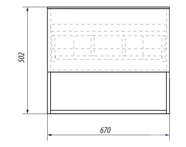99.0807 Тумба под раковину Dreja Perfecto - Вид №1