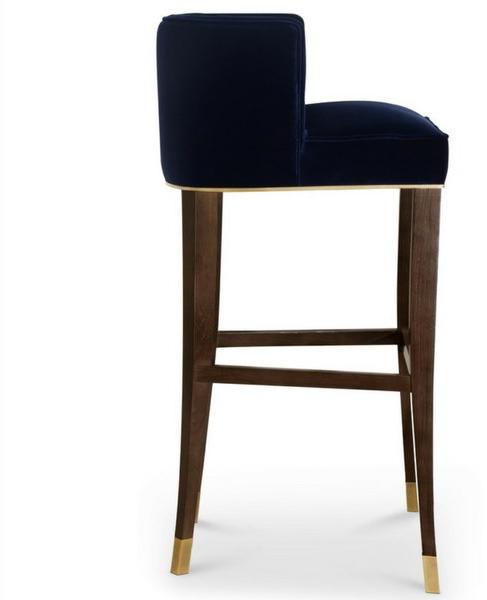 BRABBU Табурет из бархата с ворсом Bourbon sun-id-1372368 - Вид №3