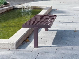 BENKERT BANKE Скамейка из нержавеющей стали Sicorum