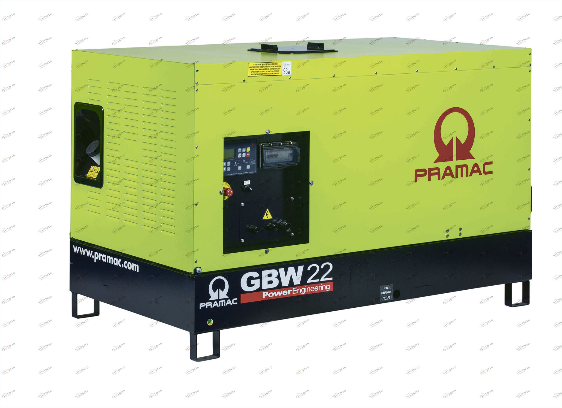 Дизельный генератор Pramac GBW22P в кожухе (380 V) sun-id-1034706