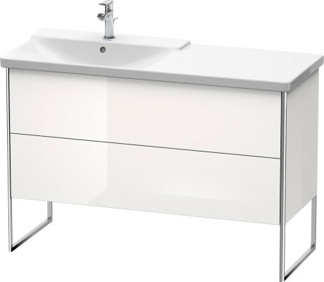 XS446601818 XSquare Тумбочка напольная Белый матовый, декор Duravit - Вид №2