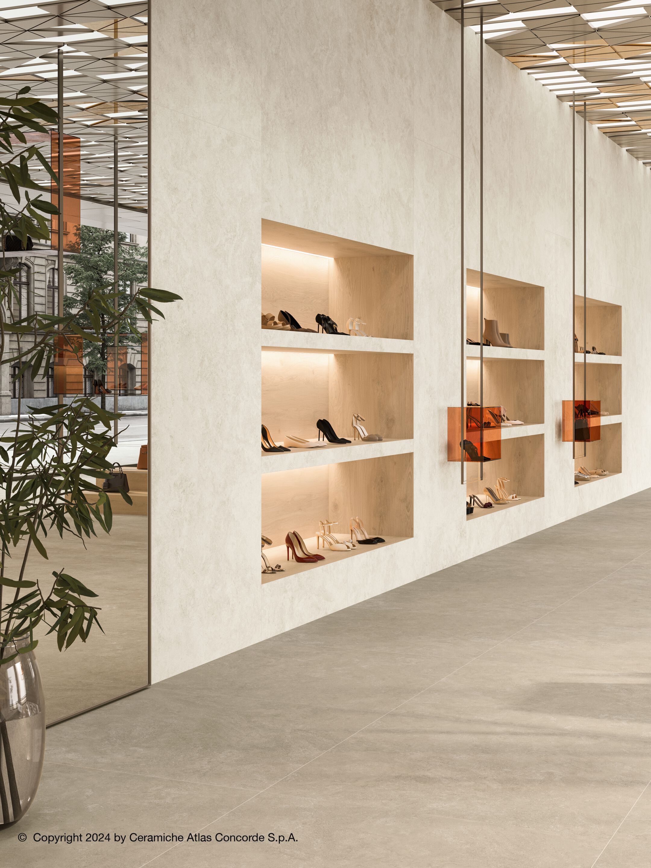 Пол / облицовка керамогранита с эффектом камня Atlas Concorde Boost Icor ARCH-00113949 - Вид №38