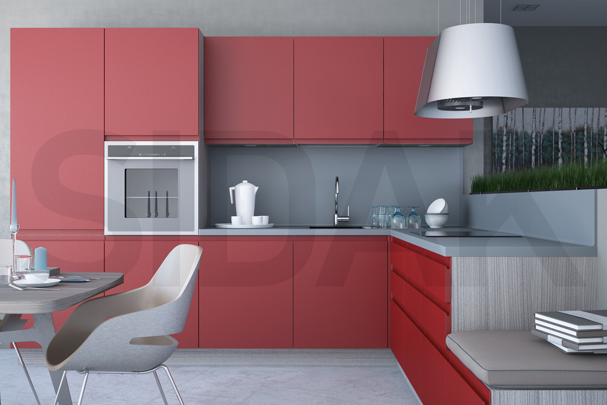 Ручки для кухонной мебели  Фрезеровка «RF07+» 701 Деним SIDAK SIST2451-4379 - Вид №1