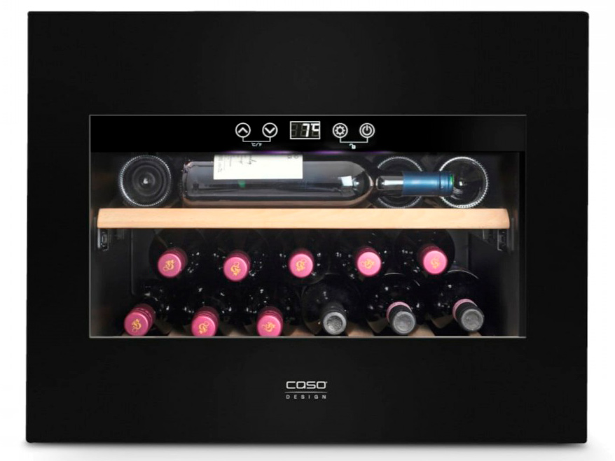 5351859 Встраиваемый винный шкаф CASO WineDeluxe E 18 черный STDN-0024851 - Вид №3
