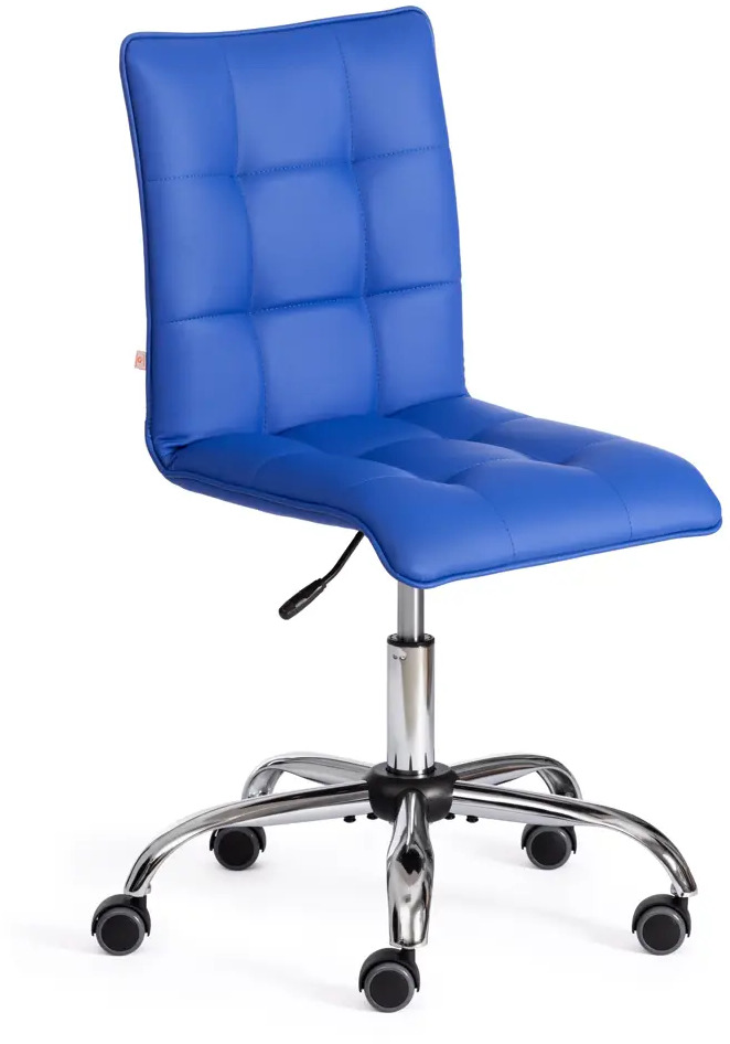 90235667 Кресло компьютерное Сантиметр Tetchair Кресло Zero цвет синий 12449 STLM-0143073