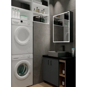 Каркас шкафа подвесного Sensea Смарт 60x60х25 см цвет белый 82407444 STLM-2180415