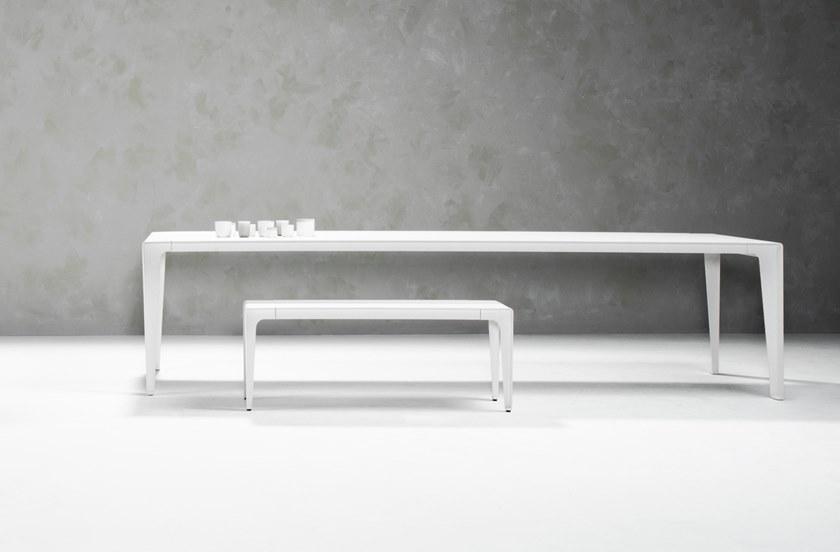 TRIBÙ Садовая скамейка из алюминия Mirthe 07436/07434 - Вид №8