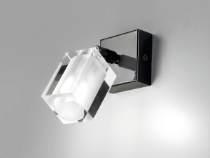 Регулируемый светодиодный настенный светильник из матового стекла