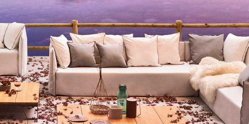 Gervasoni Садовый диван из модульной ткани Gervasoni outdoor sun-id-1427217 - Вид №2