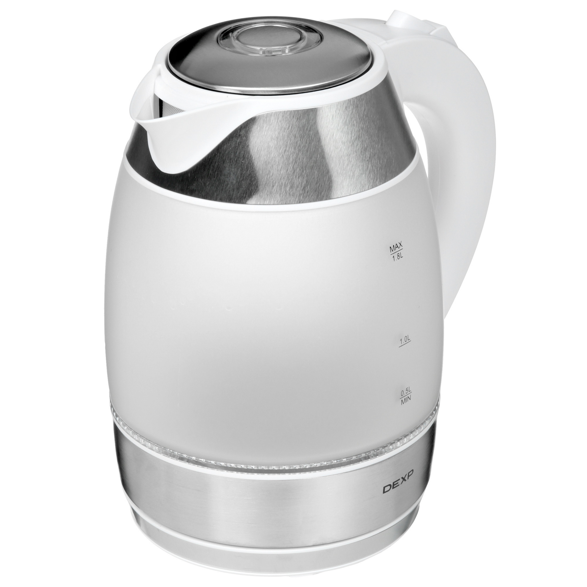9054090 Электрочайник DEXP EK-02GFRW белый STDN-0040158 - Вид №2