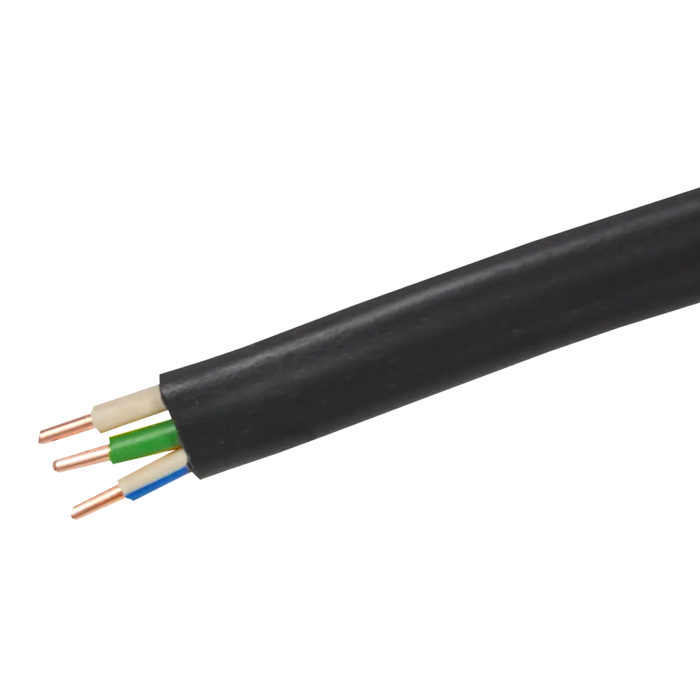 Кабель Камит ВВГп-НГ(А) 3х2.5, 5 м STLM-2146257