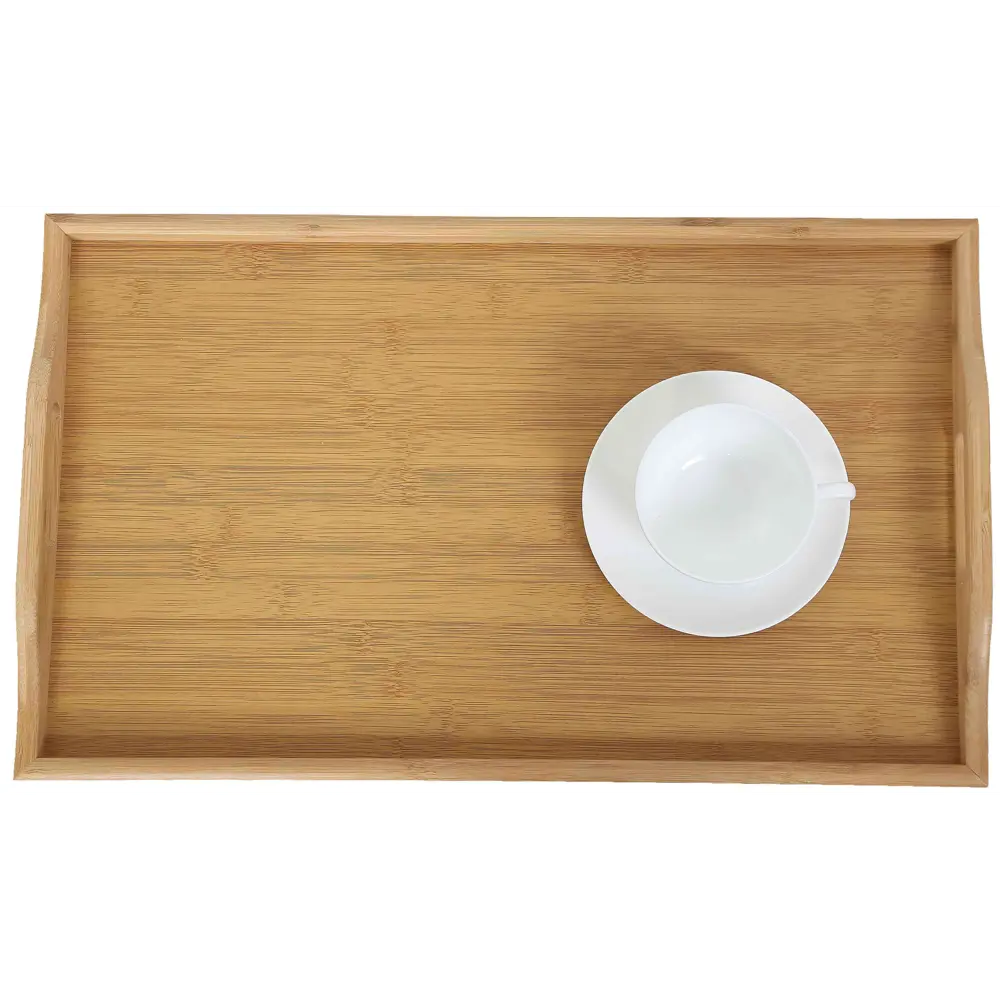 89342783 Столик-поднос 50x30 см бамбук цвет бежевый STLM-0885268 Santreyd  - Вид №3