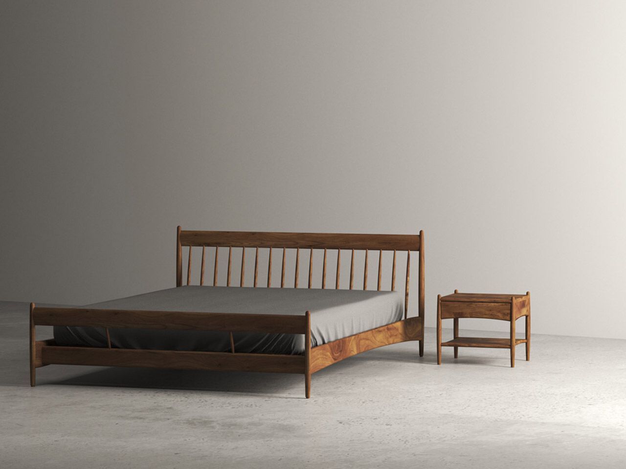 Тумбочка из массива дерева с ящиками Air Division ARCH-00087996 - Вид №2