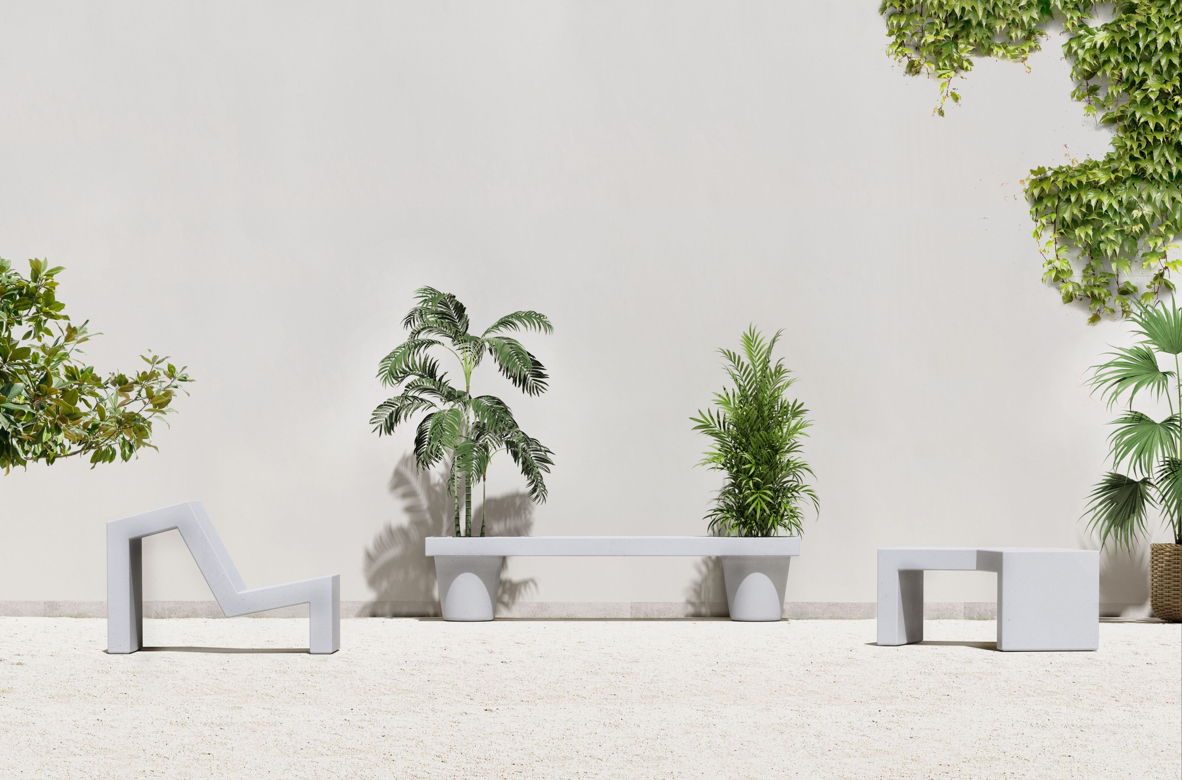 Бетонная скамья SIT Плесень ARCH-00079171 - Вид №1