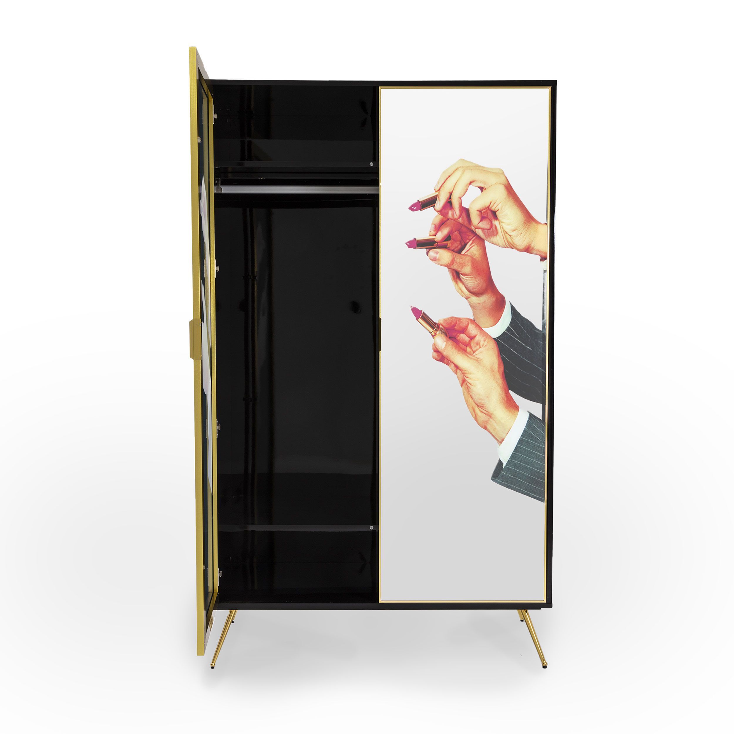 Настенный шкаф MDF с зеркалом Seletti туалетная бумага Seletti wears ARCH-00149359 - Вид №3