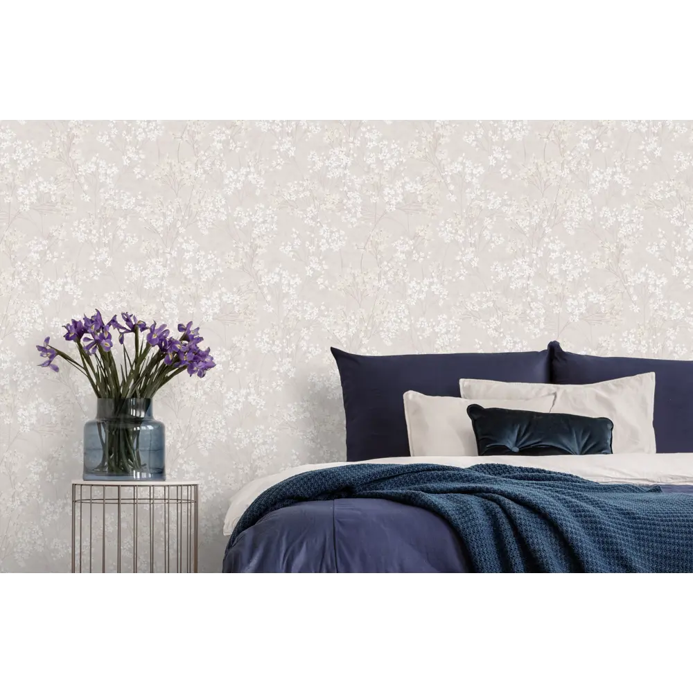 Обои флизелиновые Ateliero Cherry бежевые 1.06 м AT98926 STLM-2180533 - Вид №3