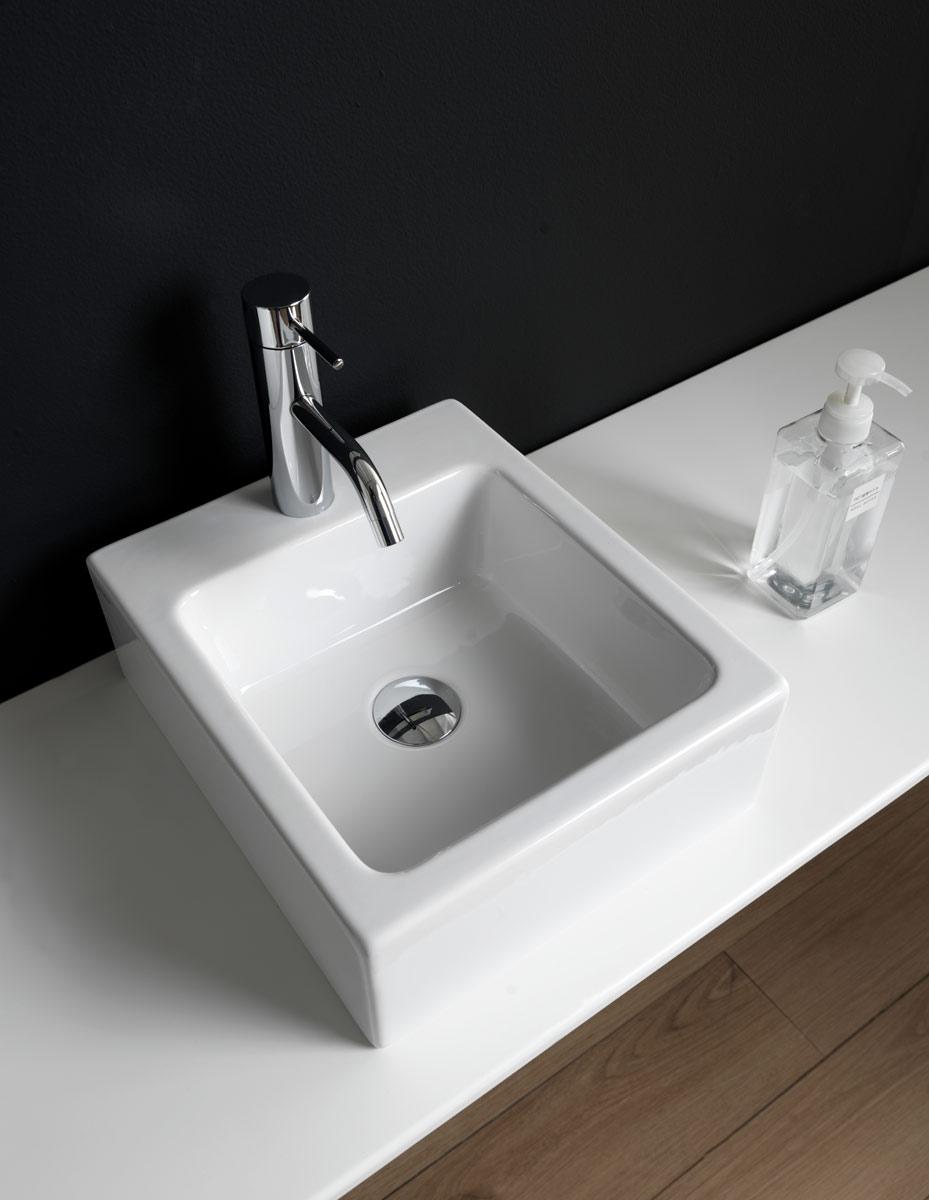 QULAV6016 Подвесная раковина настенная GSG CERAMIC Quad - Вид №2