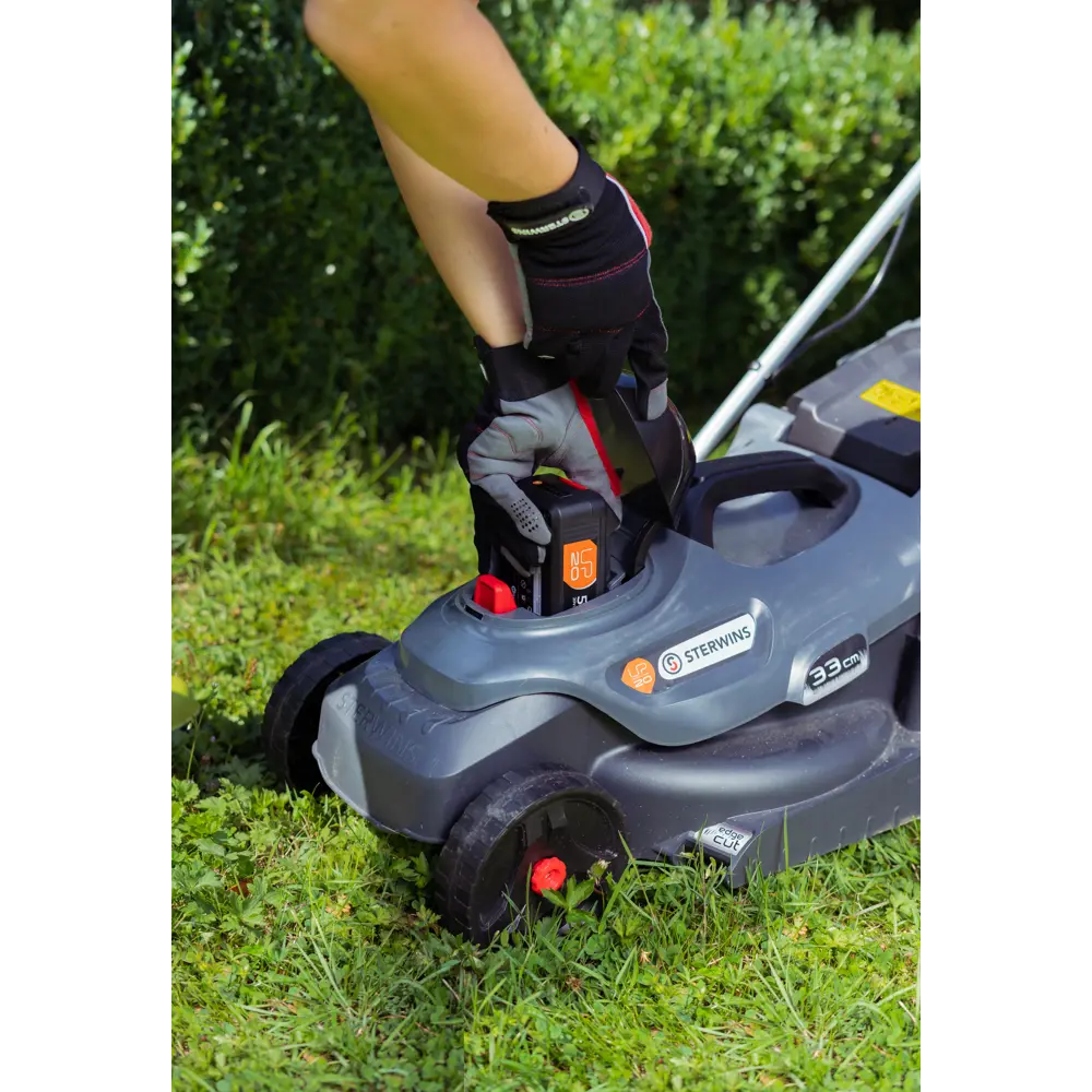 Аккумуляторная газонокосилка STERWINS с бесщеточным двигателем 33 см 82152401 STLM-0020522 - Вид №12