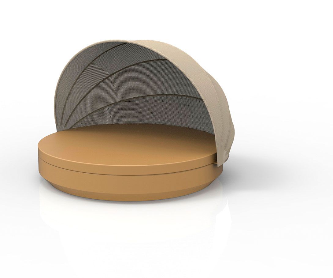 049594 Кровать ø210x40 cо складным навесом Vondom Vela - Вид №5