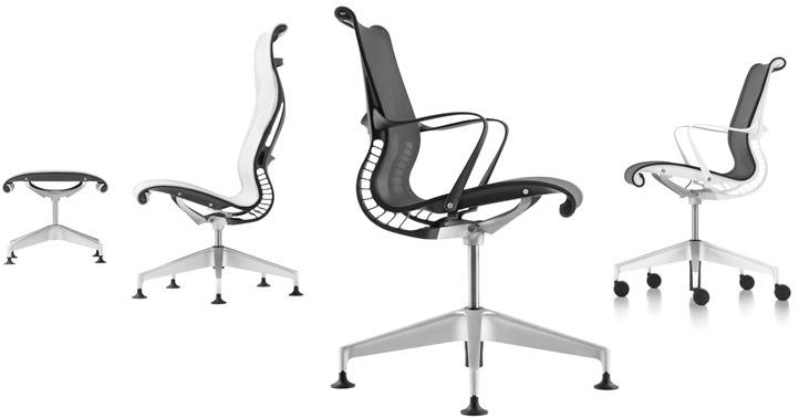 Herman Miller Эргономичное вращающееся офисное кресло из ткани с подлокотниками Setu sun-id-1496901 - Вид №23