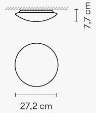 Vibia Потолочный светильник из дутого стекла Puck sun-id-1515870 - Вид №11