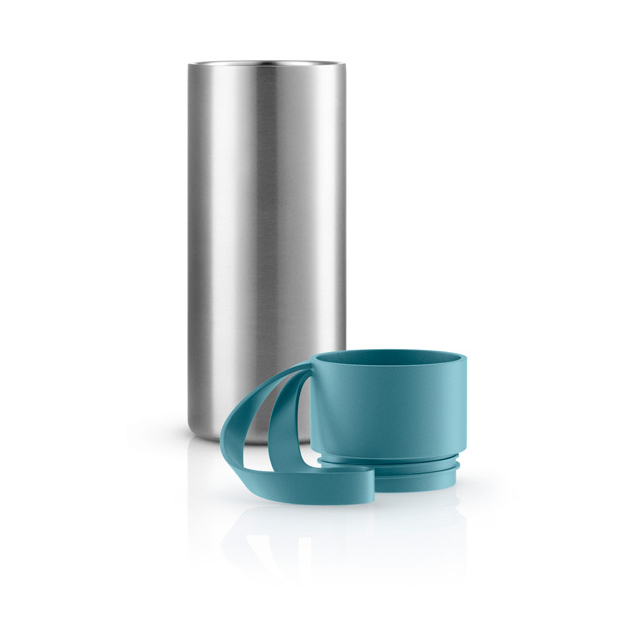 EVA SOLO 567446 Термос To Go, 350 мл, светло-синий Нержавеющая сталь, силикон, пластик  - Вид №2