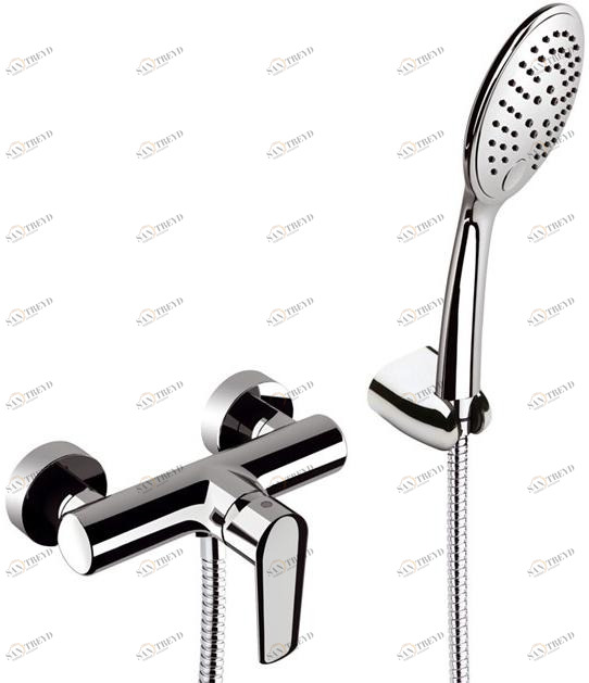 Remer Rubinetterie Внешний смеситель для душа, однорычажный, с ручным душем Vanity V38