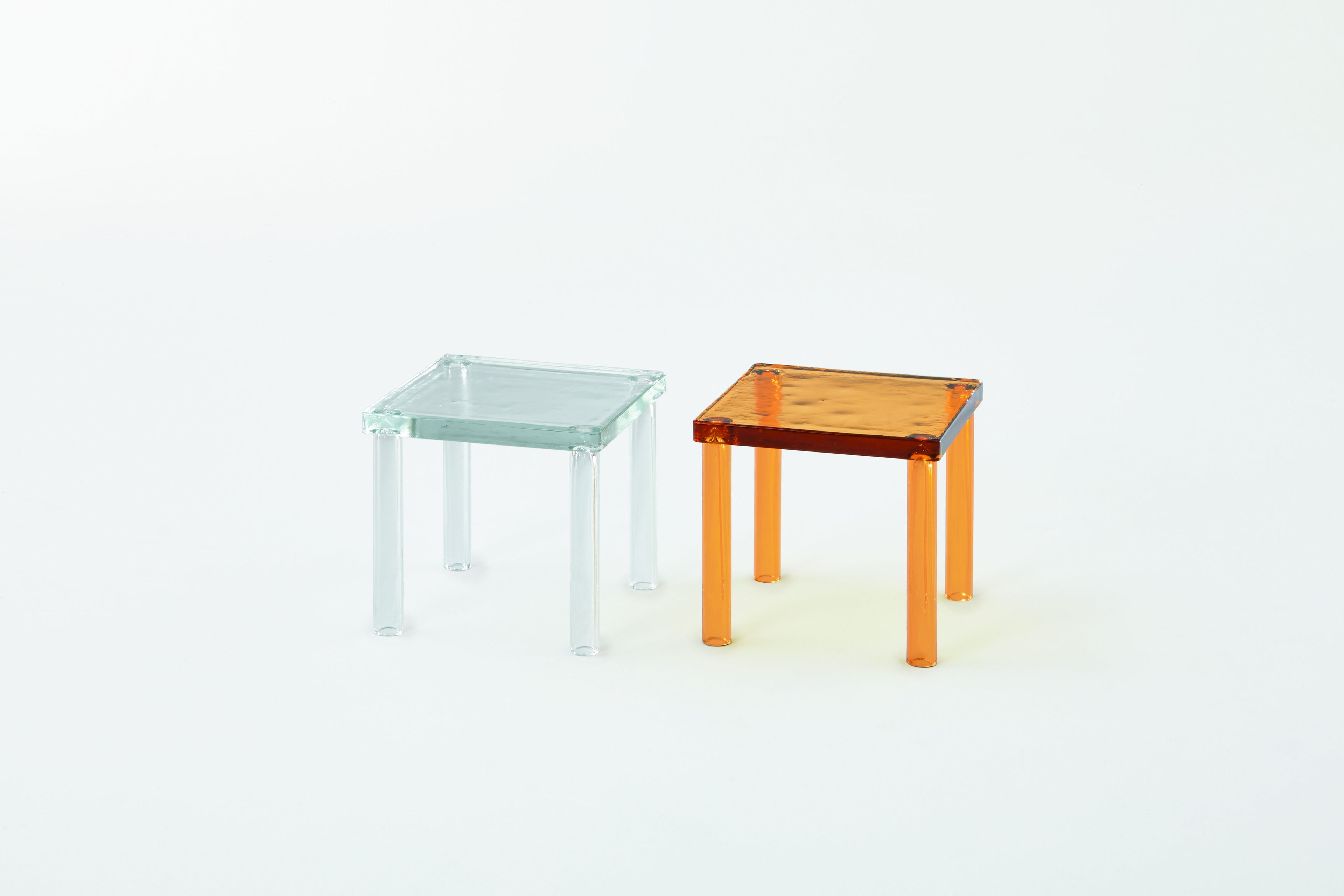 Квадратный журнальный столик из муранского стекла Glas Italia Гнездование ARCH-00035703 - Вид №1