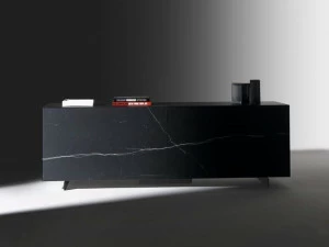 Lago Буфет стеклянный с раздвижными дверцами