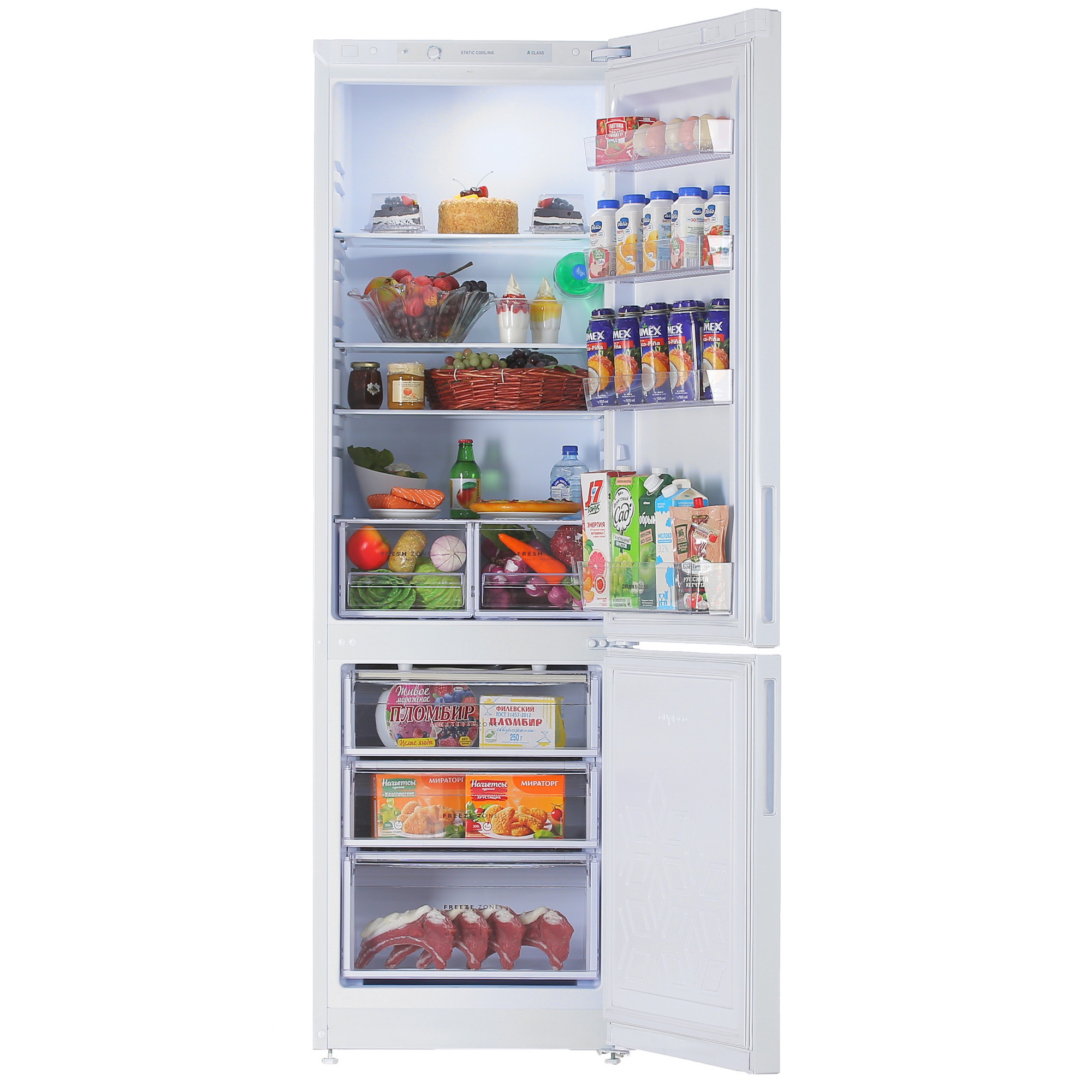 5348116 Холодильник с морозильником   Бирюса 6027 белый STDN-0093725 - Вид №5