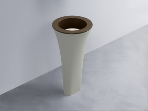 AMLA45-CA+AMPILT-TL+AMCOLT-PM Раковина Amedeo Tondo отдельностоящая cielo Enjoy + Amedeo