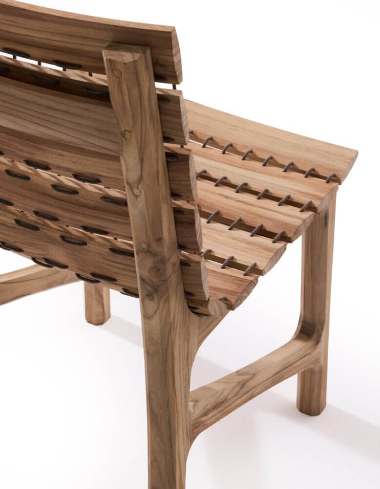 Стул для сада из тикового дерева RODA Teseo ARCH-00091529 - Вид №7