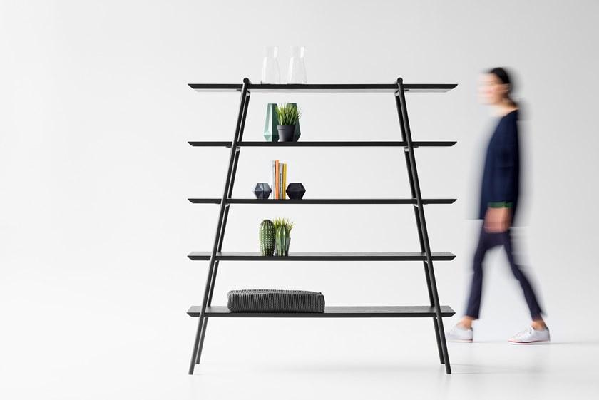 Zegen Открытый двусторонний книжный шкаф из стали и дерева Duoo Santreyd sun-id-1477623 - Вид №12