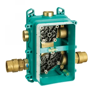 Установочная часть термостата для душа встроенный 3 потока