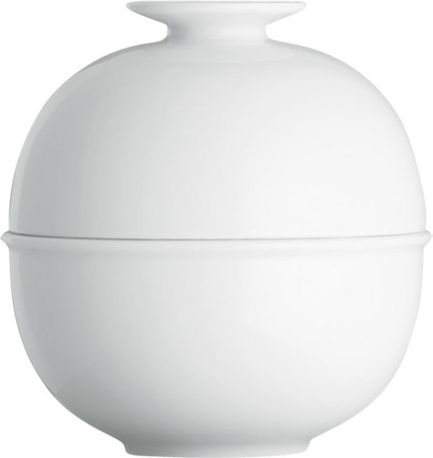 10642804 Furstenberg Чаша с крышкой Furstenberg "Вагенфельд" 11см (белая) Фарфор 