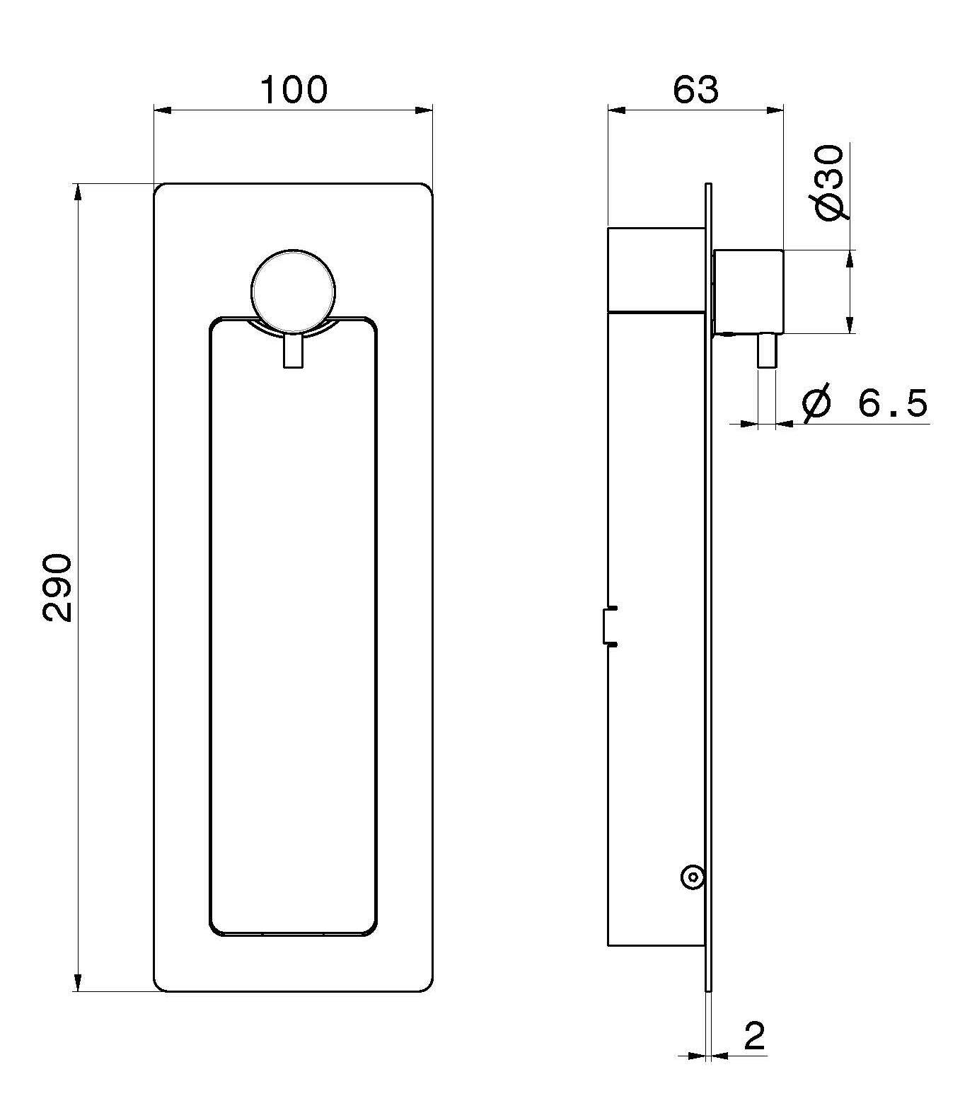 Скрытый гидроскоп Newform ГИДРОСКОПЫ ARCH-00015136 - Вид №1