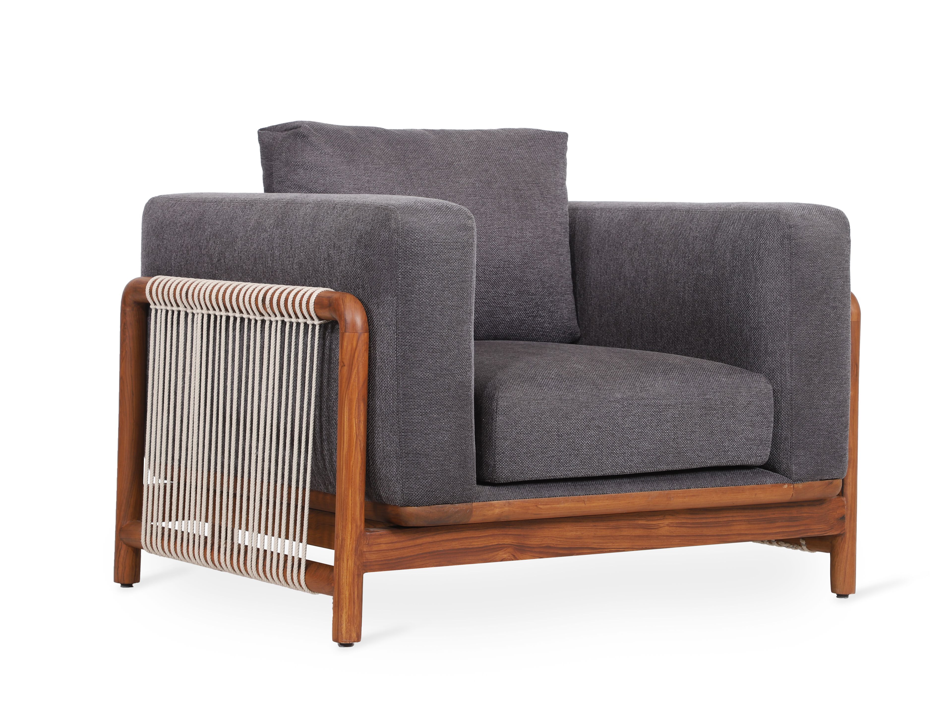 Тканевое кресло с подлокотниками Alankaram KAHA ARCH-00078501