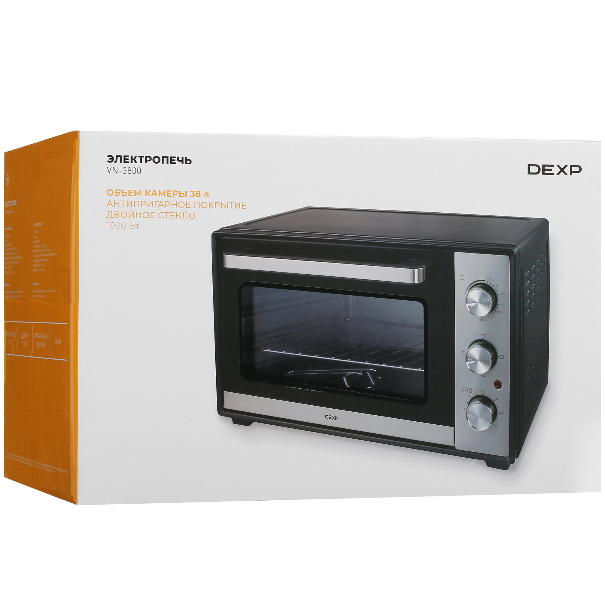 5417191 Мини-печь DEXP VN-3800 черный STDN-0144503 - Вид №9