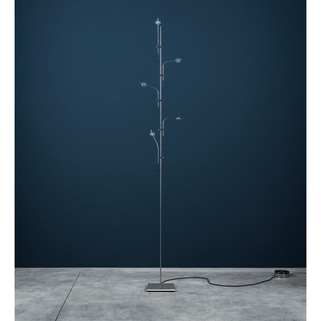 Catellani & Smith WWT Wa Wa F nickel торшер 118064 - Вид №1