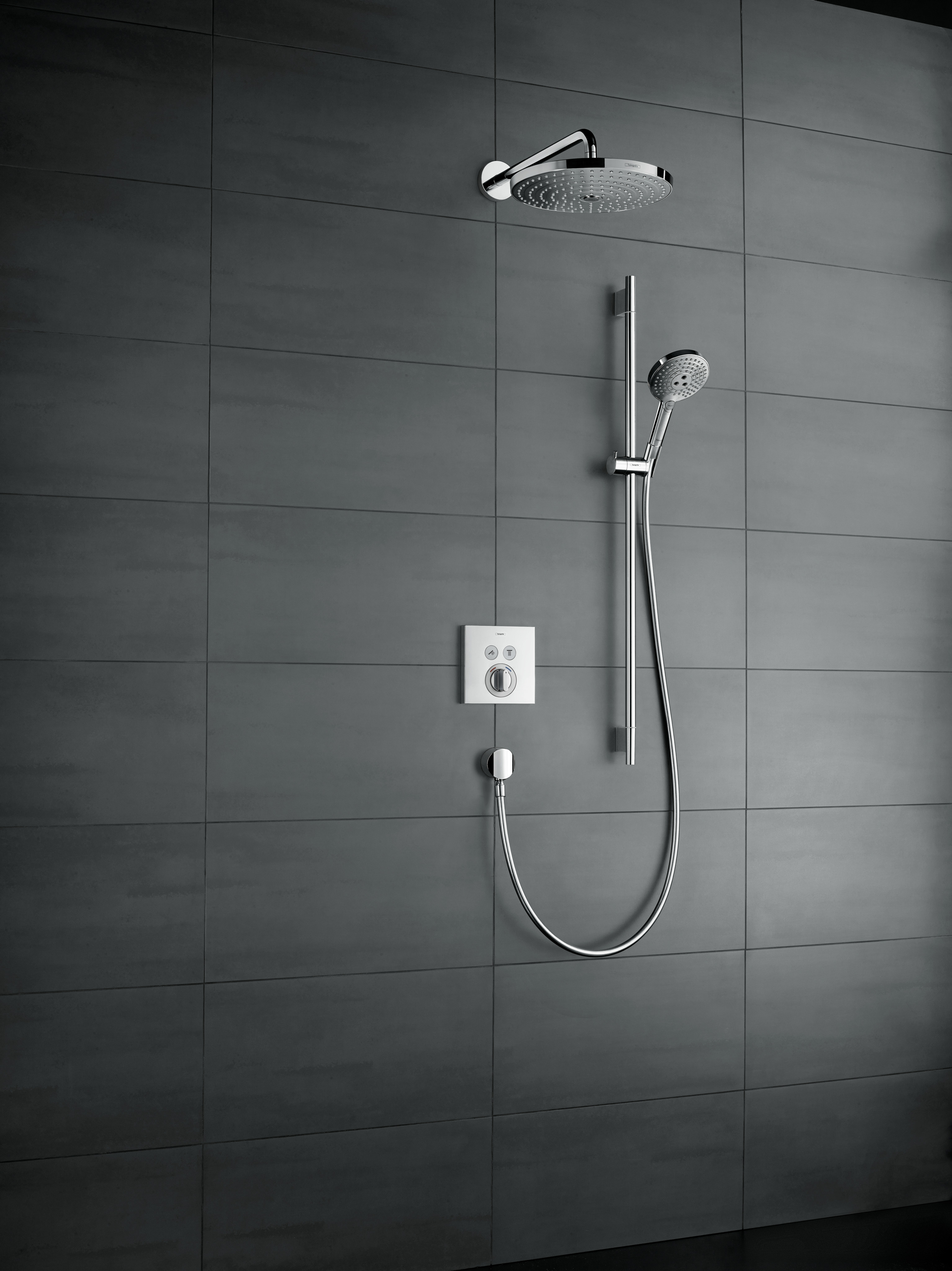 26633400 Raindance Select S Душевой набор 120 3jet EcoSmart 9 л / мин со штангой 90 см и мыльницей Hansgrohe  - Вид №6