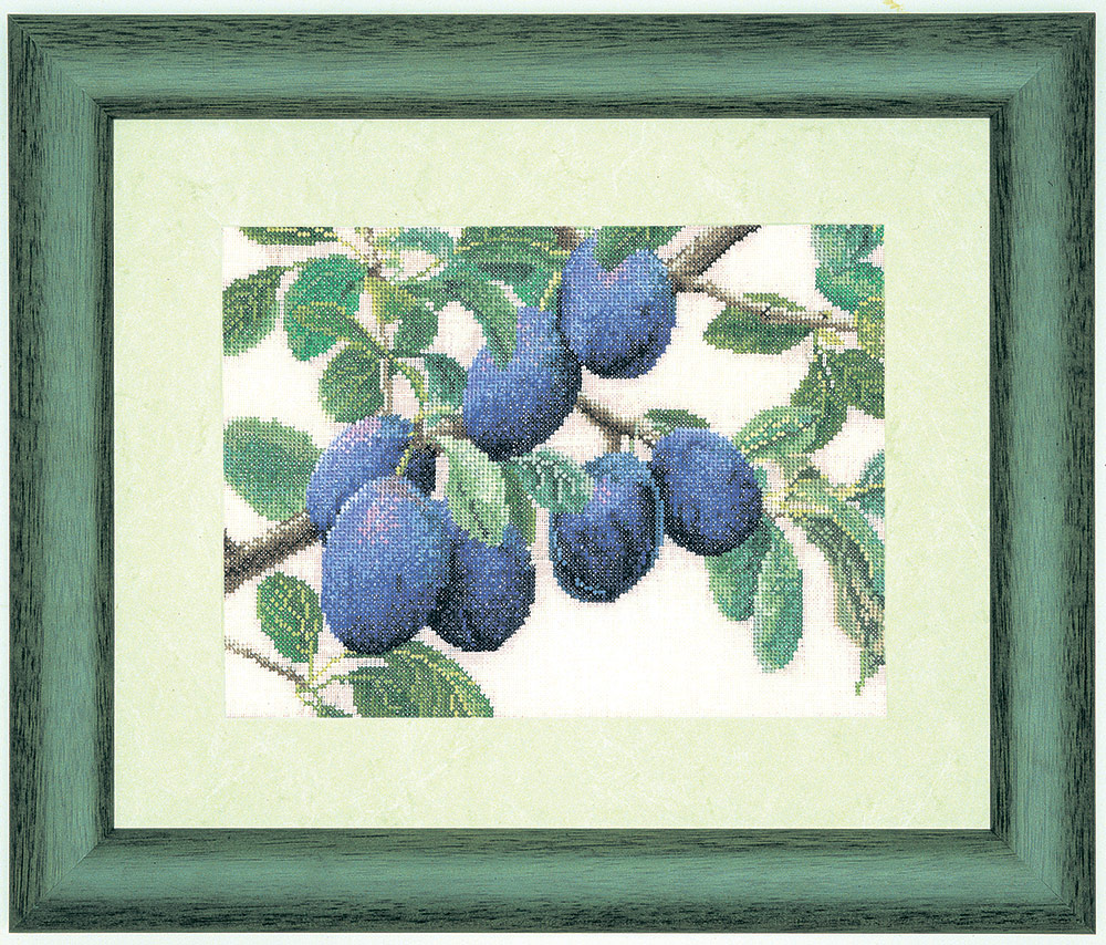 3015 Набор для вышивания Ветвь сливы 22 х 16 см Thea Gouverneur 