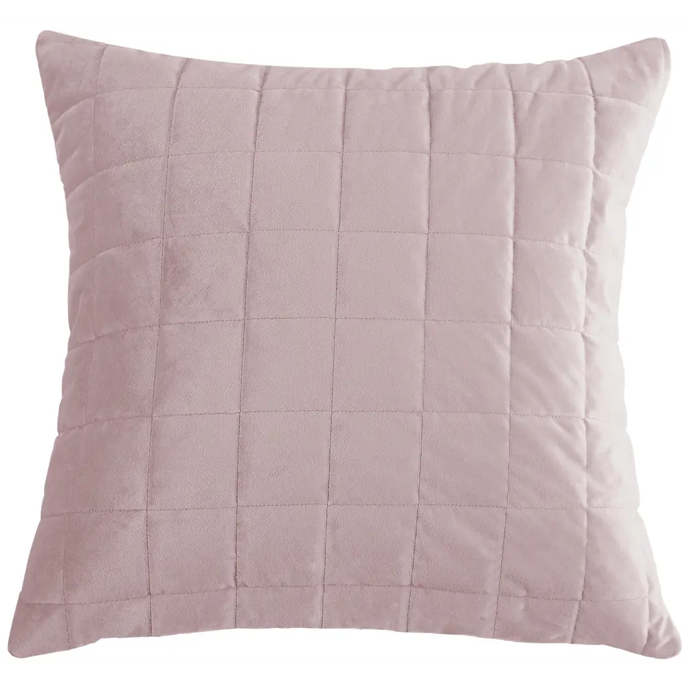 INSPIRE Подушка Etna декоративная 50×50 см серо-сиреневый вельвет 89334850 STLM-1054173