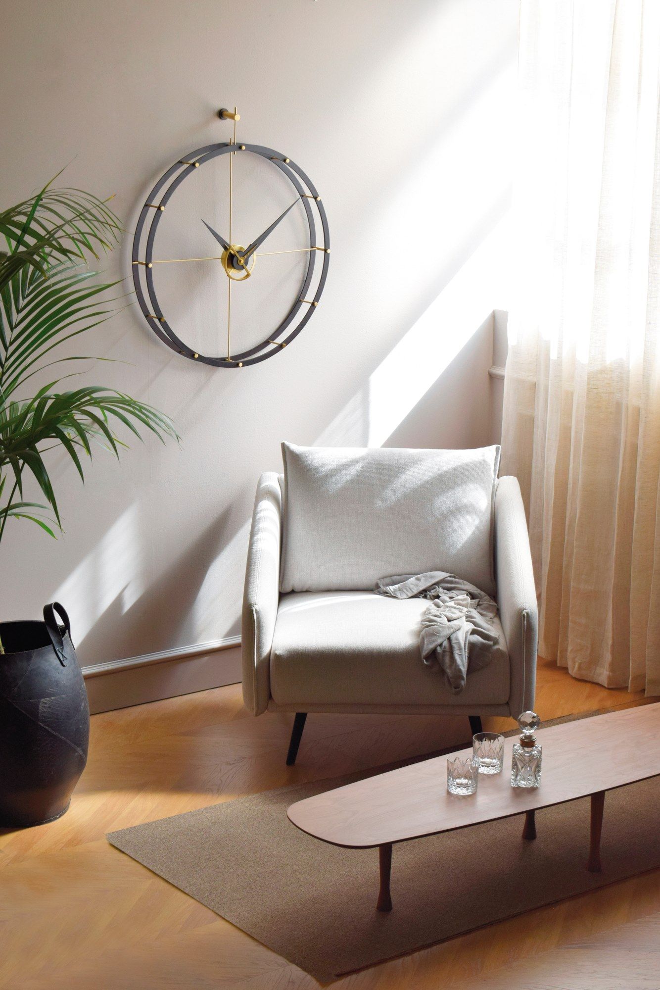 Деревянные настенные часы NOMON кольца ARCH-00048853 - Вид №5