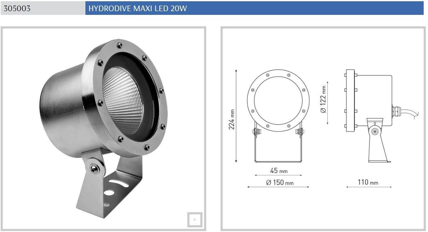 PUK Иммерсионная лампа с системой RGB из нержавеющей стали sun-id-1457278 - Вид №6