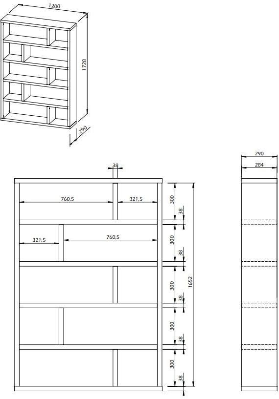 TemaHome Самонесущая открытая полка sun-id-1379881 - Вид №4