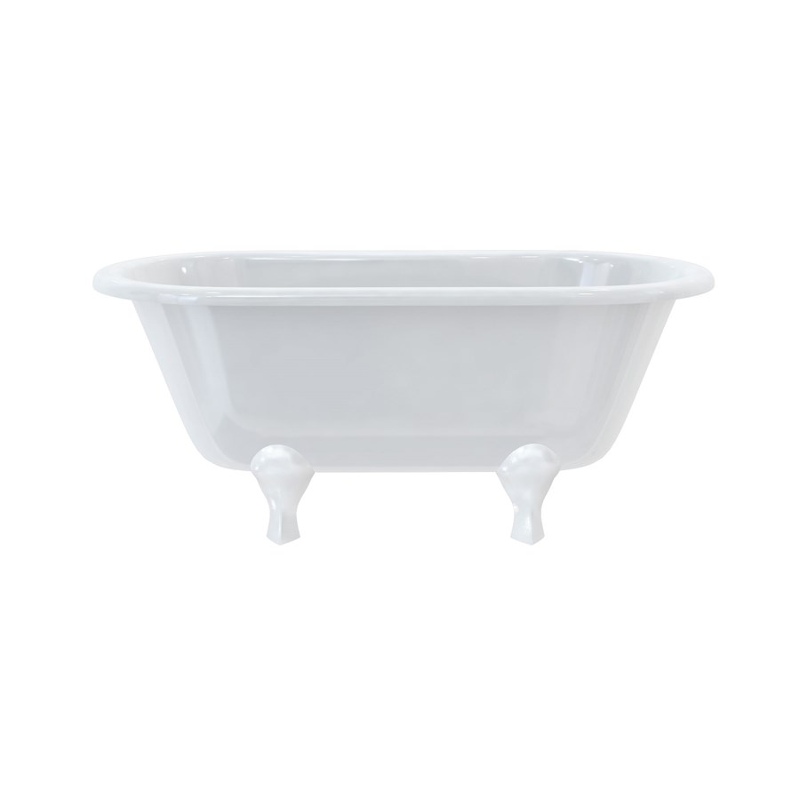 Burlington Двухсторонняя ванна Windsor 150 см с роскошными ножками с ножками Luxury Arc в черном цвете E4 L2B  - Вид №8