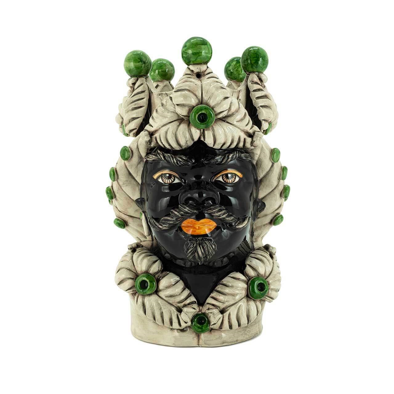 200944-WT ABHIKA ВАЗА MORO MAN EVE WHITE MATT  - Вид №4