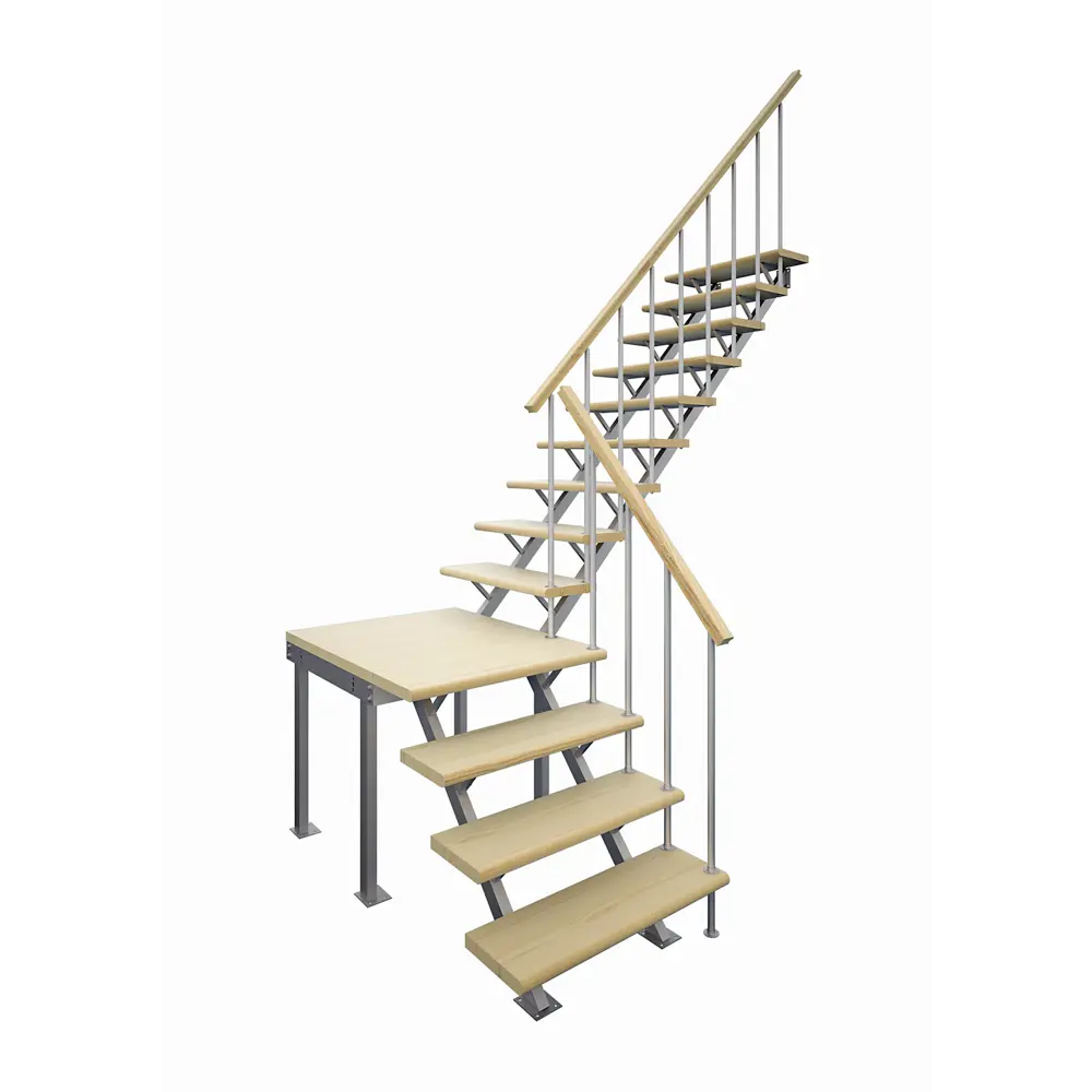 Лестница поворотная 90° ЛЕС-05 универсальная ЛЕСЕНКА STLM-2134014