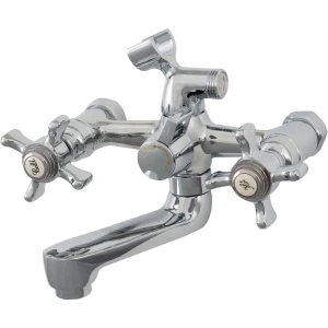 Смеситель для ванной и душа Orange Classic двухвентильный, цвет хром