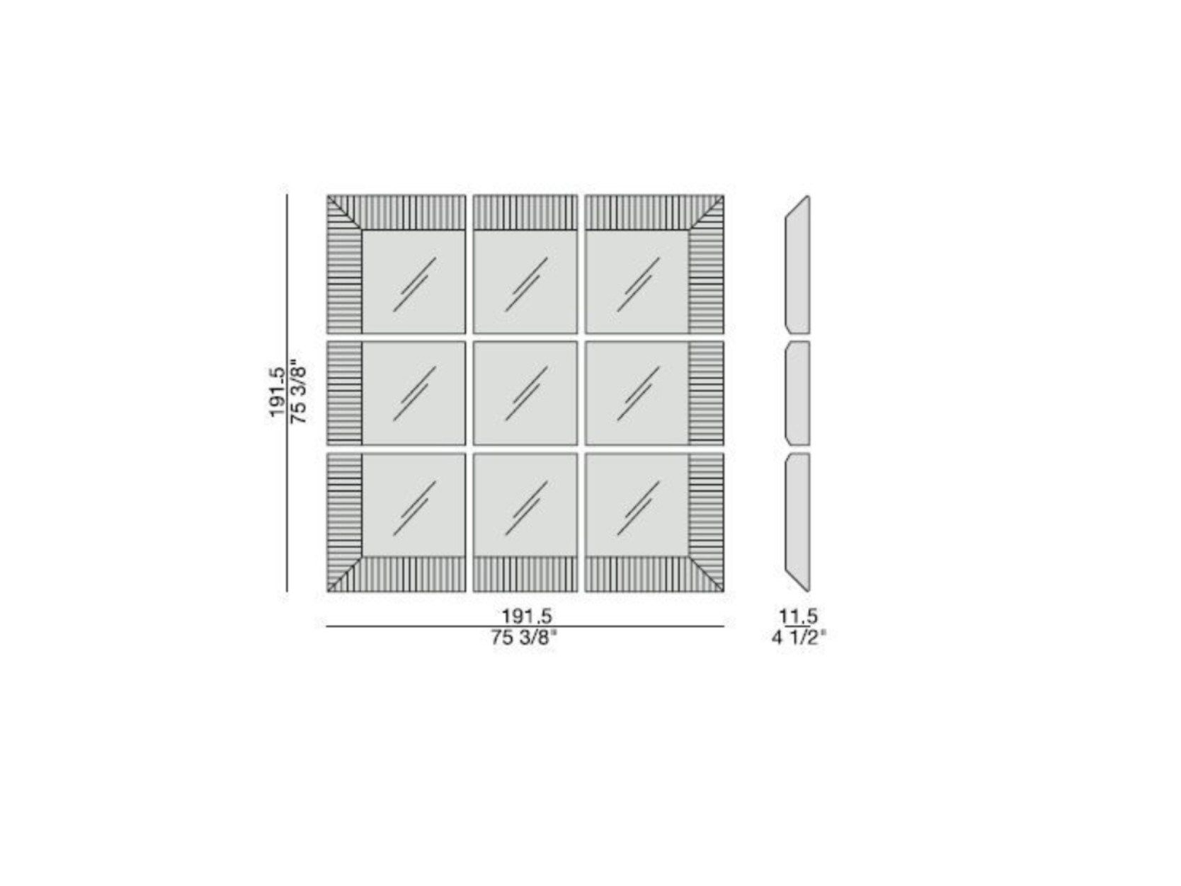 Зеркало с деревянной рамкой Porada Soul ARCH-00093149 - Вид №4